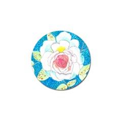 Favorite Rose Watercolor   Golf Ball Marker by okhismakingart