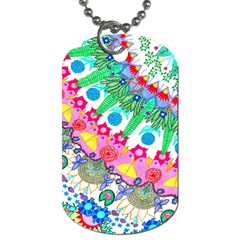 Plant Abstract Dog Tag (two Sides)
