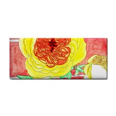 Reid Hall Rose Watercolor Hand Towel by okhismakingart