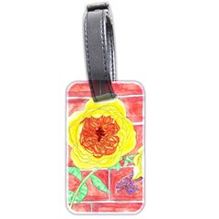 Reid Hall Rose Watercolor Luggage Tags (two Sides) by okhismakingart