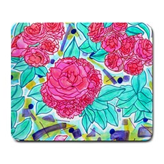 Roses And Movie Theater Carpet Large Mousepads by okhismakingart