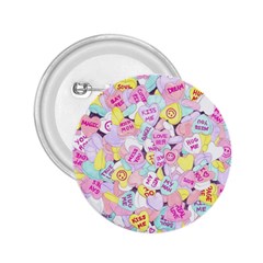 Candy Hearts (sweet Hearts-inspired) 2 25  Buttons by okhismakingart