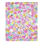 Candy Hearts (Sweet Hearts-inspired) Shower Curtain 60  x 72  (Medium)  60 x72  Curtain