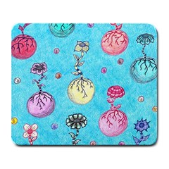 Flower Orbs  Large Mousepads by okhismakingart