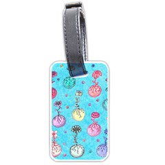 Flower Orbs  Luggage Tags (one Side)  by okhismakingart