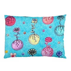 Flower Orbs  Pillow Case (two Sides) by okhismakingart