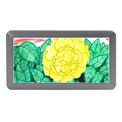 Sunset Rose Watercolor Memory Card Reader (mini) by okhismakingart