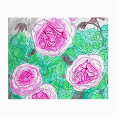 Roses With Gray Skies Small Glasses Cloth by okhismakingart