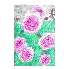 Roses With Gray Skies Shower Curtain 48  X 72  (small)  by okhismakingart