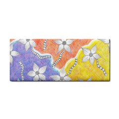 Tricolor Garden  Hand Towel by okhismakingart