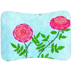 Roses and Seagulls Velour Seat Head Rest Cushion