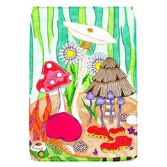 Iguana And Mushrooms Removable Flap Cover (s) by okhismakingart