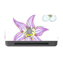 Flower And Insects Memory Card Reader With Cf by okhismakingart