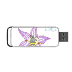 Flower And Insects Portable Usb Flash (two Sides) by okhismakingart