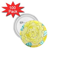 Neutral Rose Watercolor 1 75  Buttons (100 Pack)  by okhismakingart