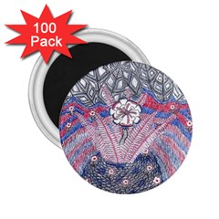 Abstract Flower Field 2 25  Magnets (100 Pack)  by okhismakingart