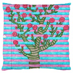 Notebook Flower Tree Standard Flano Cushion Case (two Sides) by okhismakingart