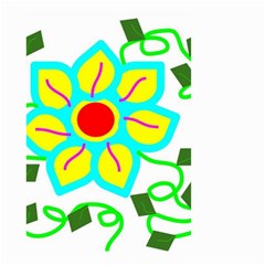 Digital Flower Small Garden Flag (two Sides) by okhismakingart