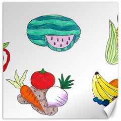 Fruits Veggies Canvas 16  X 16  by okhismakingart