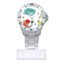 Fruits Veggies Plastic Nurses Watch by okhismakingart