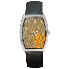 Electric Field Art Ii Barrel Style Metal Watch by okhismakingart