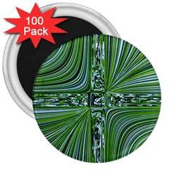 Electric Field Art Vii 3  Magnets (100 Pack) by okhismakingart