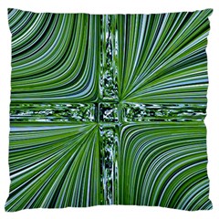 Electric Field Art Vii Large Flano Cushion Case (one Side) by okhismakingart