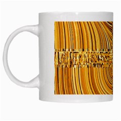 Electric Field Art Viii White Mugs by okhismakingart