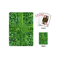 Electric Field Art Xii Playing Cards (mini) by okhismakingart