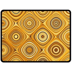 Electric Field Art Xiv Fleece Blanket (large)  by okhismakingart