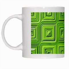 Electric Field Art Xvii White Mugs by okhismakingart