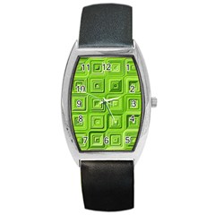 Electric Field Art Xvii Barrel Style Metal Watch by okhismakingart