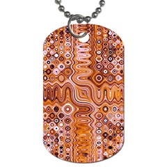 Electric Field Art Xviii Dog Tag (two Sides) by okhismakingart