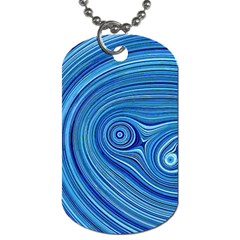 Electric Field Art Xxiii Dog Tag (two Sides) by okhismakingart