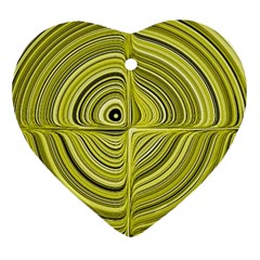Electric Field Art Xxvii Ornament (heart) by okhismakingart