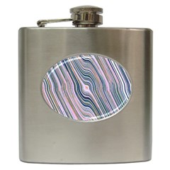 Electric Field Art Xxviii Hip Flask (6 Oz) by okhismakingart