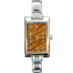 Electric Field Art Xxix Rectangle Italian Charm Watch by okhismakingart