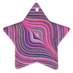 Electric Field Art Xxx Star Ornament (two Sides) by okhismakingart