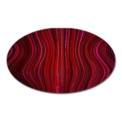 Electric Field Art Xli Oval Magnet by okhismakingart