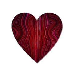Electric Field Art Xli Heart Magnet by okhismakingart