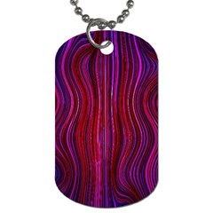 Electric Field Art Xlii Dog Tag (two Sides) by okhismakingart