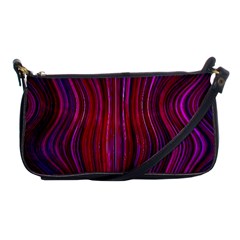 Electric Field Art Xlii Shoulder Clutch Bag by okhismakingart