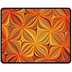 Electric Field Art XLV Fleece Blanket (Medium) 