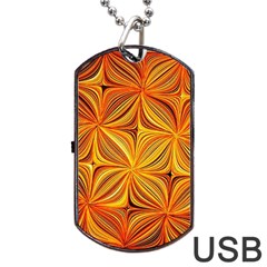 Electric Field Art XLV Dog Tag USB Flash (Two Sides)