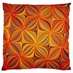 Electric Field Art XLV Large Flano Cushion Case (One Side)