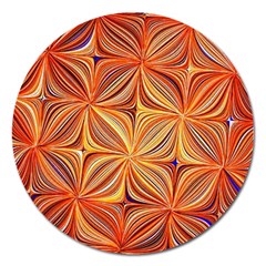 Electric Field Art Xlvi Magnet 5  (round) by okhismakingart