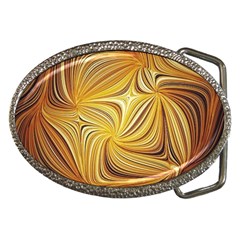 Electric Field Art L Belt Buckles by okhismakingart