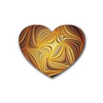 Electric Field Art L Heart Coaster (4 pack)  Front