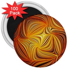 Electric Field Art Li 3  Magnets (100 Pack) by okhismakingart