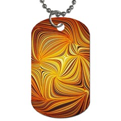 Electric Field Art Li Dog Tag (two Sides) by okhismakingart